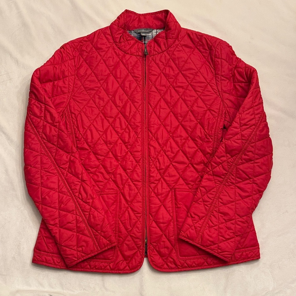 Amazing condition! L.L. Bean Signature Quilted Jacket, sz 14 - Picture 2 of 14